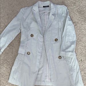 Nanamacs Long-line Grey Blazer